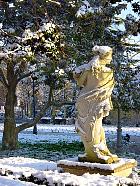 Parc Heller, Antony, paysage sous la neige